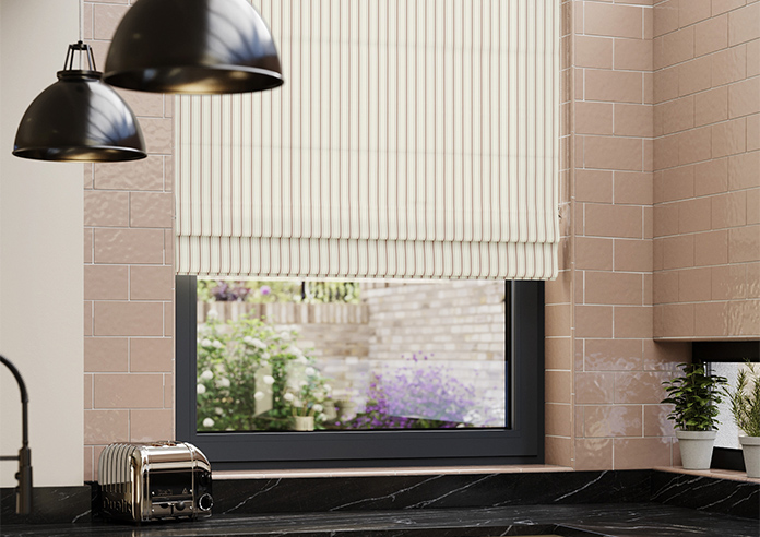 The British Stripe Co. Mary, Dover No.1 - Twist&Fit Roman Blind - Image 5